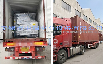 整套中瑞制氧系統入裝40尺高柜，發貨中東地區